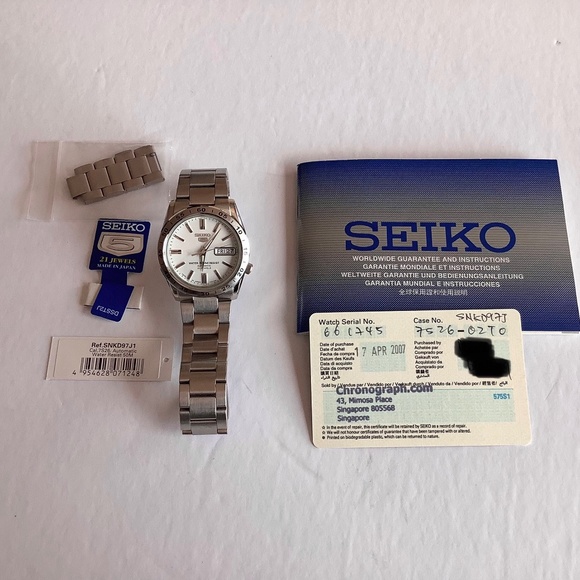 Seiko Other - Seiko 5 automatic day-date stainless steel SNKD97J1 unisex